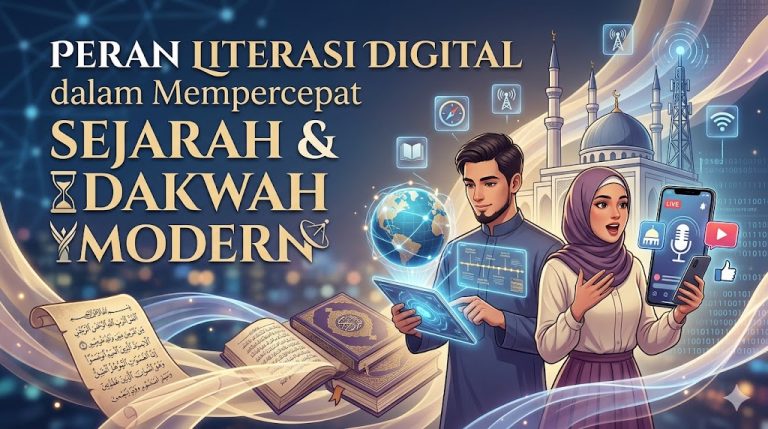 peran literasi digital dalam mempercepat sejarah & dakwah modern